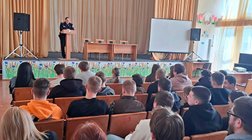 Профилактическое мероприятие с участием сотрудника Полоцкого РОВД прошло в колледже