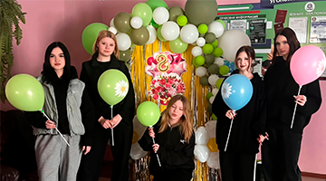 Акция «С радостью для вас...» прошла в общежитии колледжа